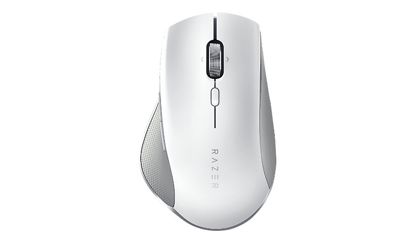Humanscale Pro Click - mouse - USB, Bluetooth, 2.4 GHz - white with gray trim