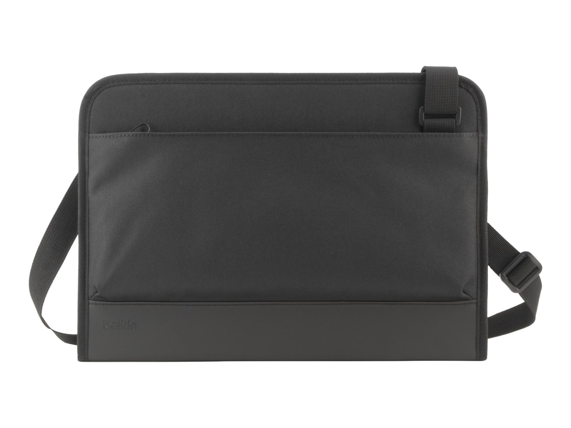Belkin 11/12 Inch Laptop Case - 11” - 12" Always On Laptop Sleeve with Carrying Shoulder Strap - Black
