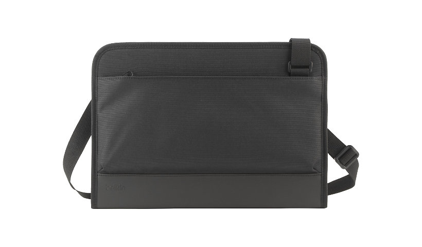 Belkin 13/14 Inch Laptop Case - 13 - 14" Always On Laptop Sleeve with Carrying Shoulder Strap - Black