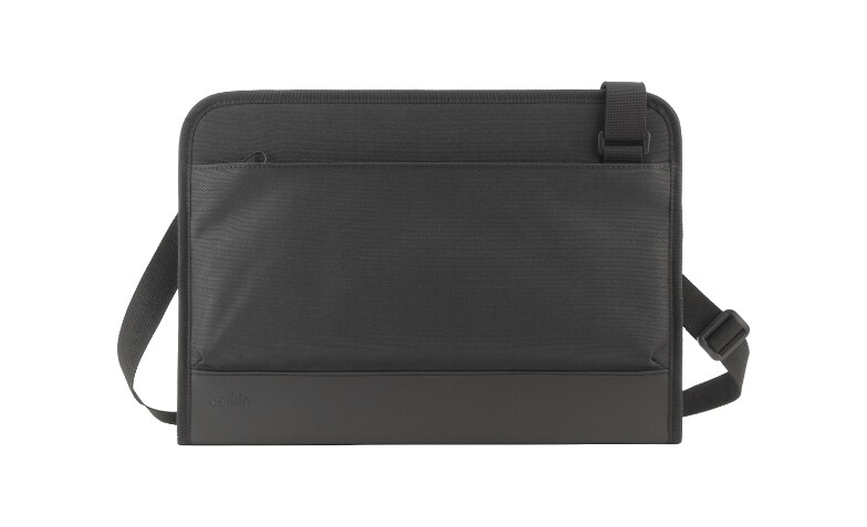 Belkin 13 14 Inch Laptop Case 13 14 Always On Laptop Sleeve with Carrying Shoulder Strap Black EDA004 Carrying Cases CDW