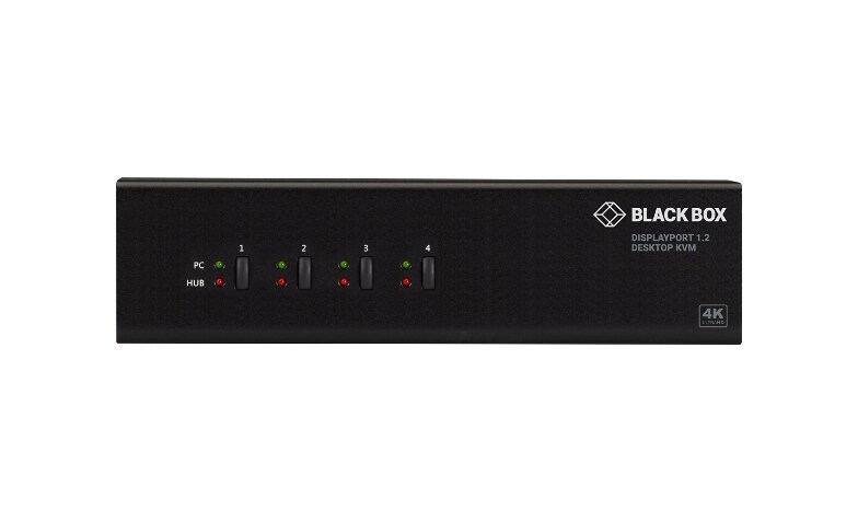 Black Box - KVM / audio / USB - 4 ports - TAA Compliant - KV6224DP - KVM Modules - CDW.com
