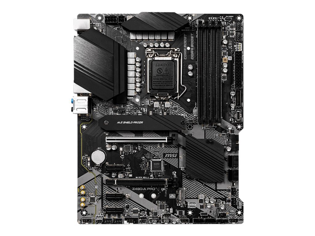 MSI Z490-A PRO Desktop Motherboard - Intel Z490 Chipset - Socket LGA-1200 -