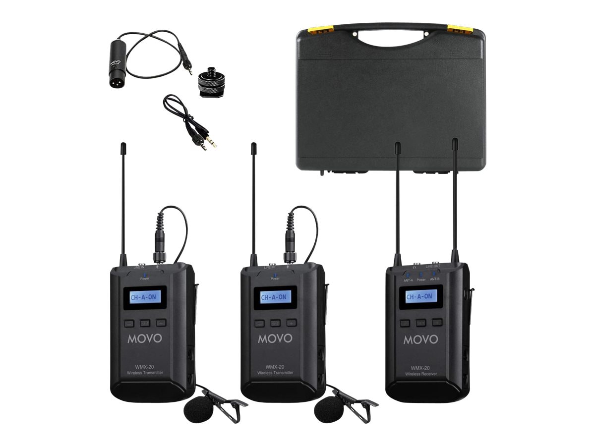 Movo WMX-20-DUO - wireless microphone system
