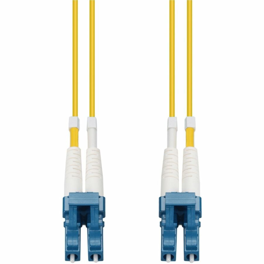 Proline 2m LC to LC Yellow OS2 Duplex OFNP (Plenum-Rated) SMF Fiber Patch Cable