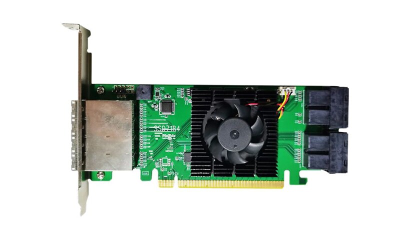 HighPoint SSD7184 - storage controller (RAID) - U.2 NVMe - PCIe 3.0 x16