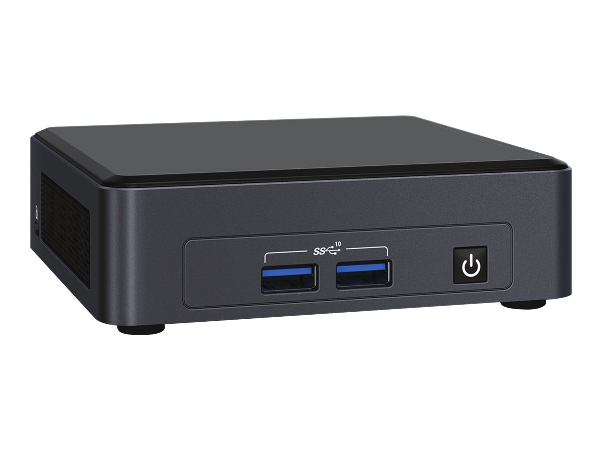 Intel Next Unit of Computing Kit 11 Pro Kit - NUC11TNKi7 - mini PC - Core i7 1165G7 2.8 GHz - 0 GB - no HDD