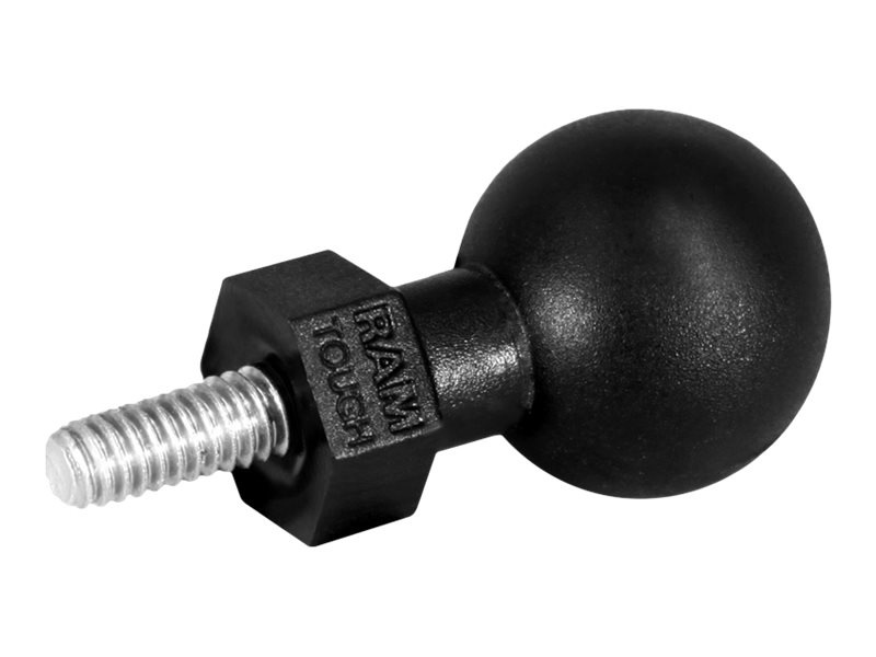 RAM Tough-Ball with M6-1 x 6mm Threaded Stud - Size 1" Rubber Ball - ball m