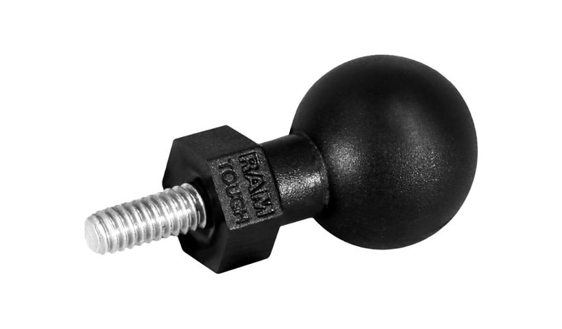 RAM Tough-Ball with M6-1 x 6mm Threaded Stud - Size 1" Rubber Ball - ball m