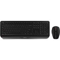 CHERRY GENTIX DESKTOP - keyboard and mouse set - US with Euro symbol - blac