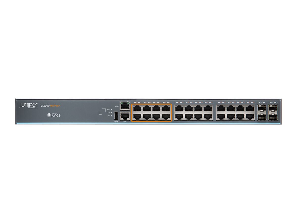 Juniper Networks EX Series EX2300-24MP - switch - 24 ports - managed - rack-mountable - E-Rate program