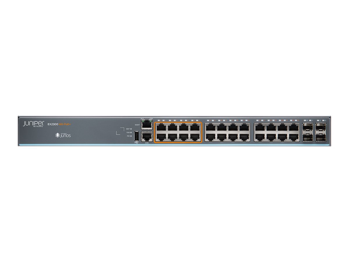 Juniper Networks EX Series EX2300-24MP - switch - 24 ports - managed ...