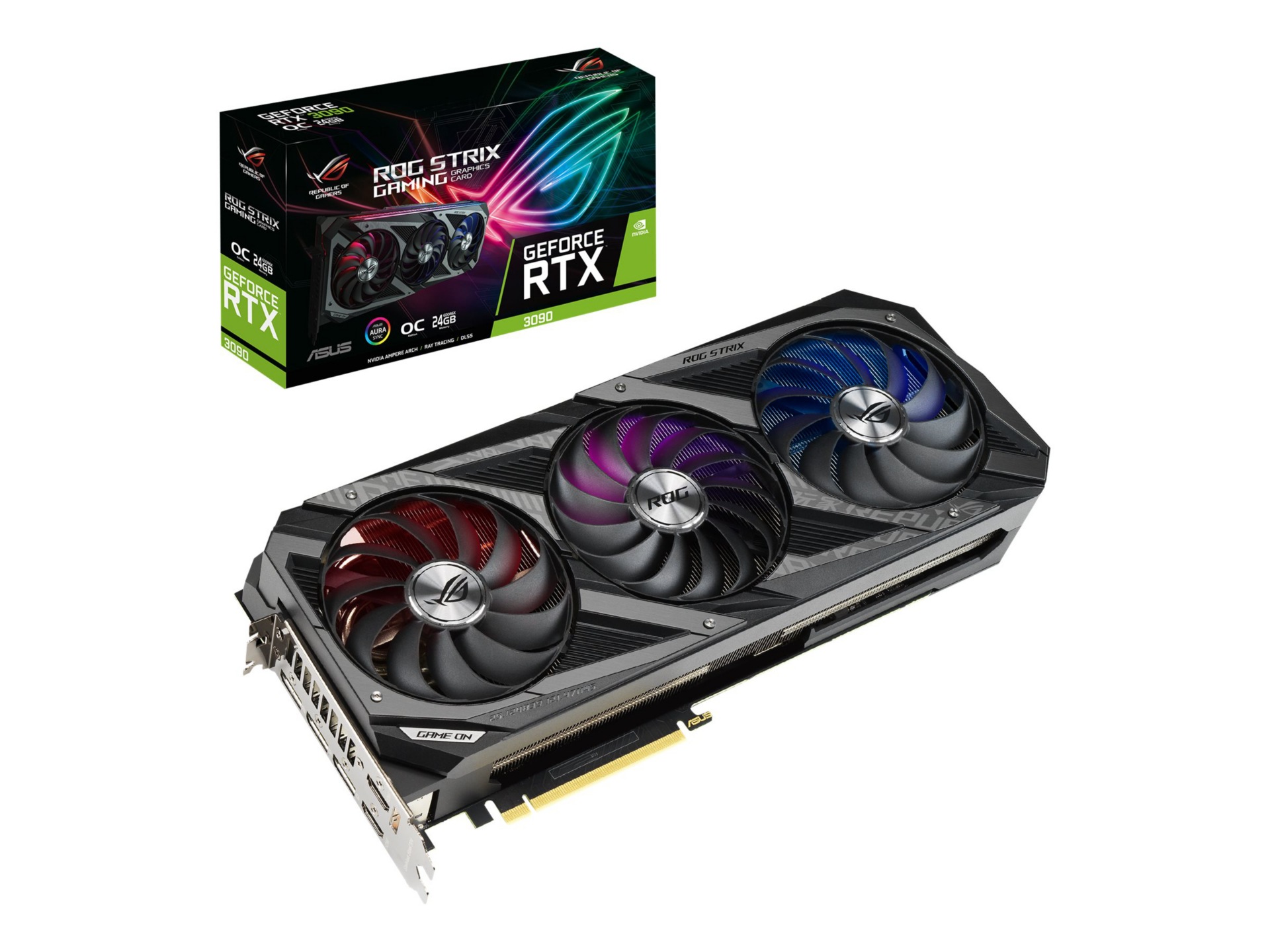 ASUS ROG-STRIX-RTX3090-O24G-GAMING - OC Edition - graphics card - GF RTX 3090 - 24 GB