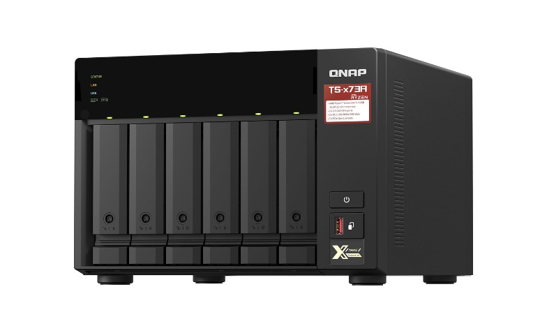 QNAP NAS TS-673(NAS-673eG) メモリ4GB 10GbE TS-673 | ハードウェア仕様 | QNAP