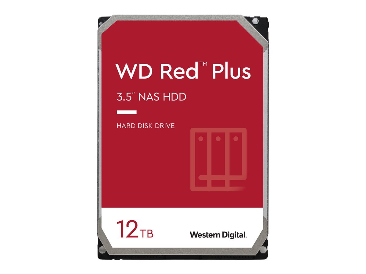 WD Red Plus WD120EFBX - disque dur - 12 To - SATA 6Gb/s