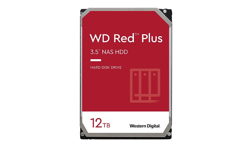 WD Red Plus NAS Hard Drive WD120EFBX - disque dur - 12 To - SATA 6Gb/s
