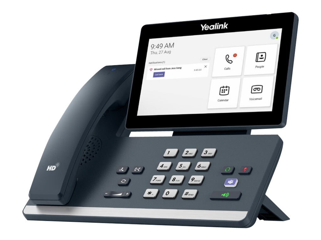 Yealink MP58-WH - VoIP phone - with Bluetooth interface