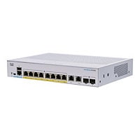 Cisco Business 250 Series CBS250-8P-E-2G - commutateur - 10 ports - intelligent - Montable sur rack