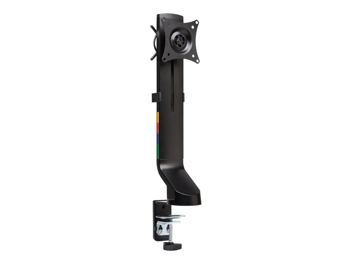 Kensington SmartFit Space-Saving Single Monitor Arm mounting kit - Tilt & Swivel - for monitor - black
