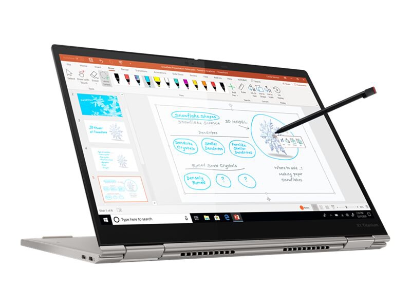 Lenovo ThinkPad X1 Titanium Yoga Gen 1 - 13.5" - Core i7 1180G7 - Evo vPro - 16 GB RAM - 1 TB SSD - 5G - English