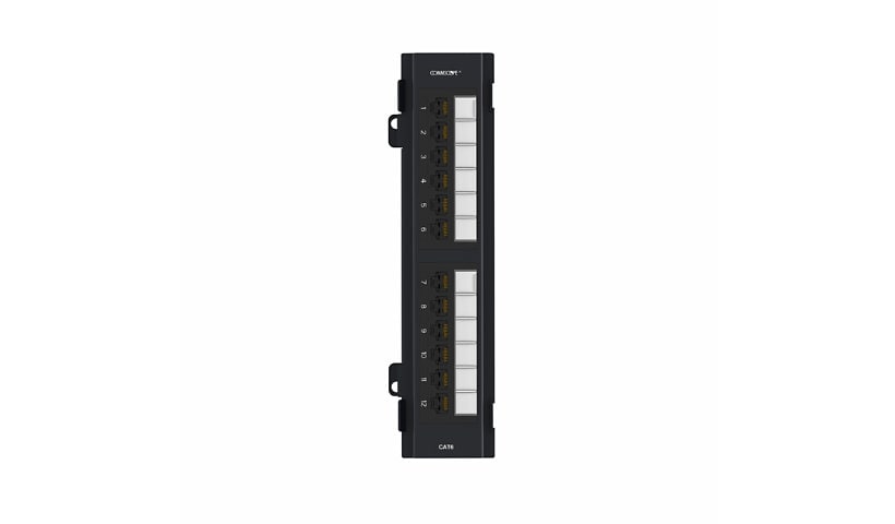 CommScope 12-Port CAT6 Wall Mount Patch Panel