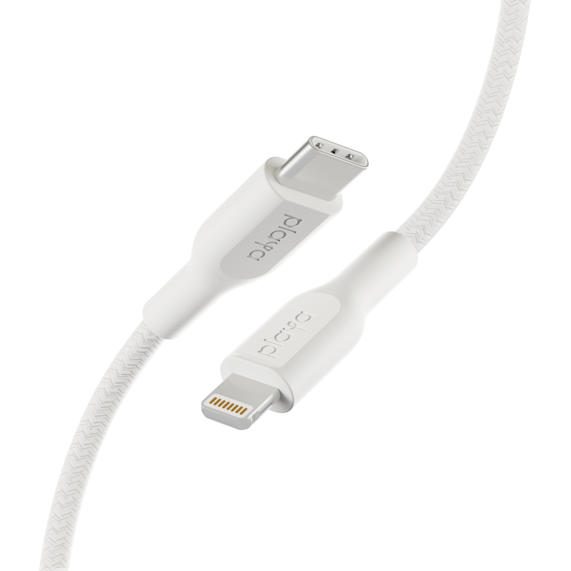 BELKIN 2M USB-C/LIGHTNING CABLE WHT