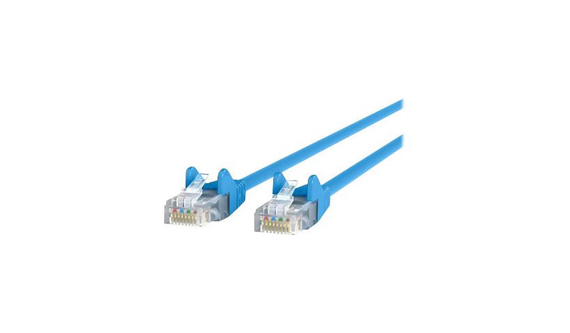 Belkin 9ft Cat6 Snagless Molded Networking Cable - Ethernet - RJ45 550mhz - Blue - Patch Cable