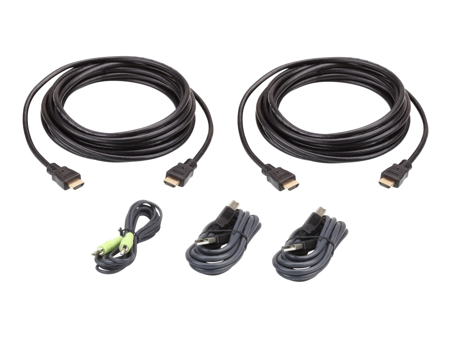 ATEN video / audio / data cable kit - TAA Compliant - 10 ft