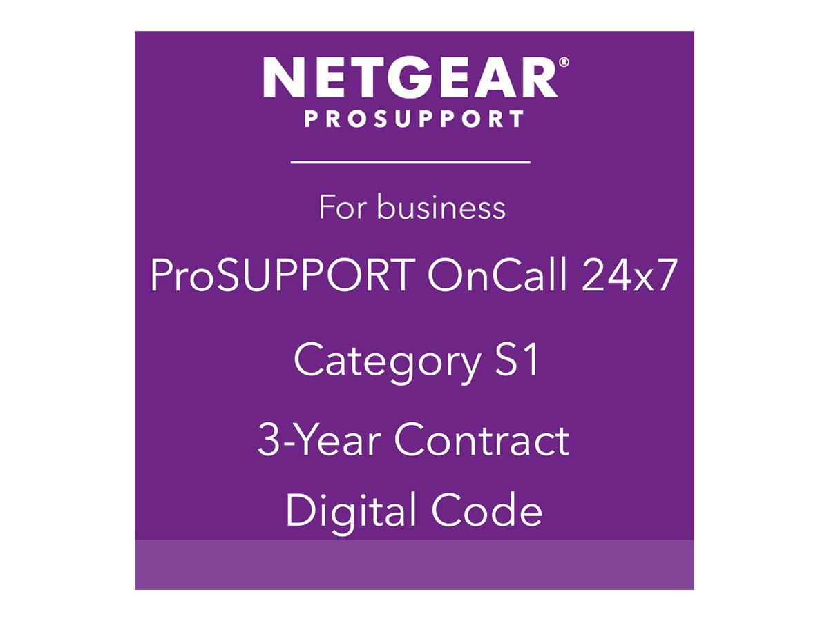 NETGEAR 3YR ONCALL CATEGORY S1