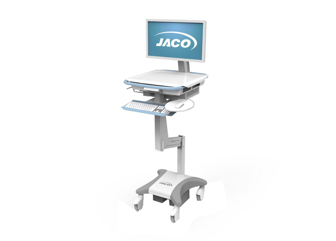 Jaco EVO-20 Cart for LCDs with Onboard Hot-Swap LiFe Power System