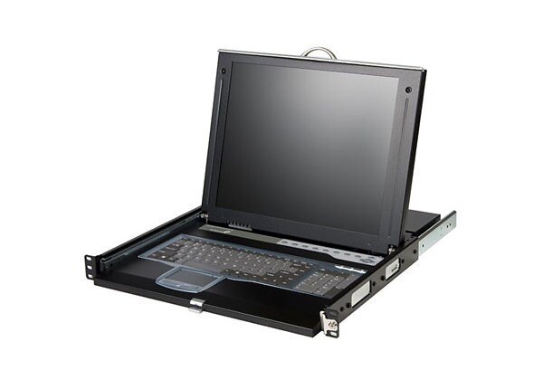 Startech.com 17in Folding Rackmount LCD Console w/Rear Mount KVM Switch Mod