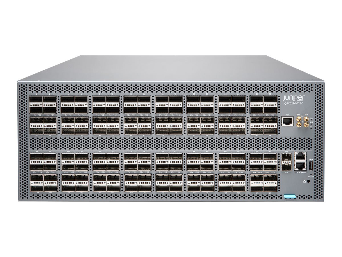 Juniper Networks QFX Series QFX5220-128C - switch - 128 ports - managed - rack-mountable - TAA Compliant