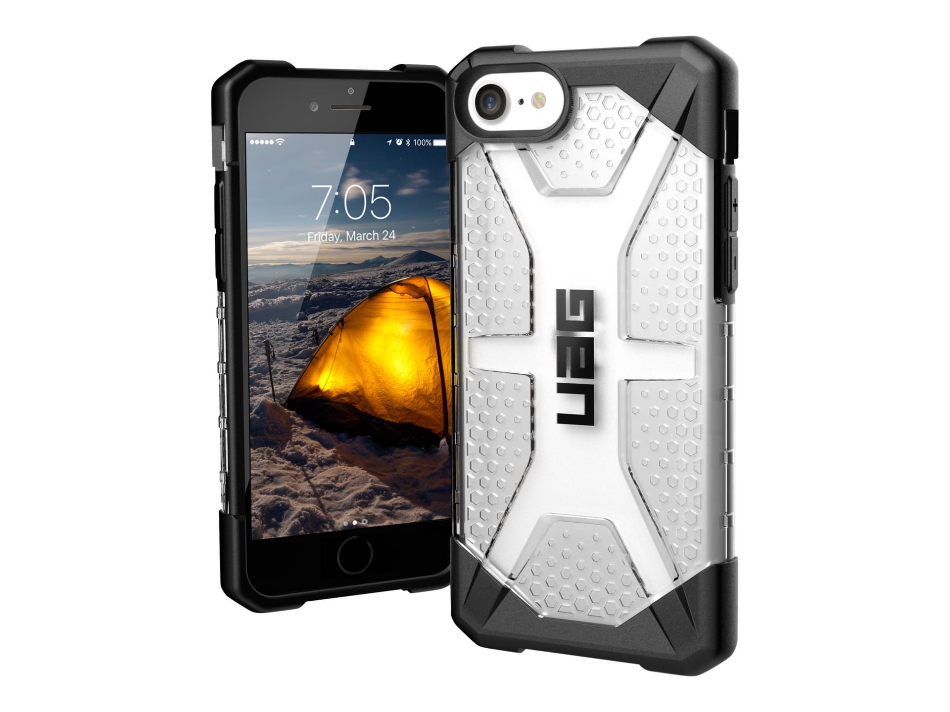 UAG Rugged for Case for Apple iPhone SE (2020) - Plasma Ice - back cover fo