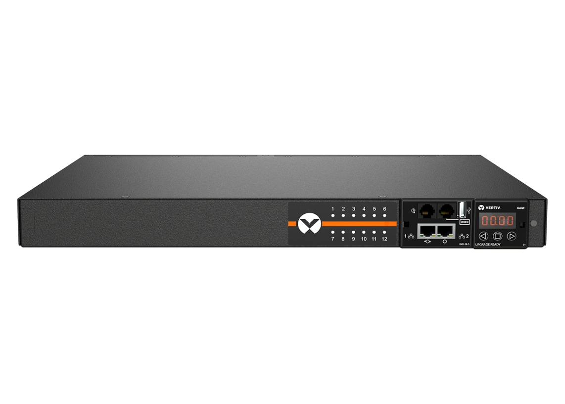 Vertiv Geist Horizontal Switched Rack Power Distribution Unit with 5-20P Pl