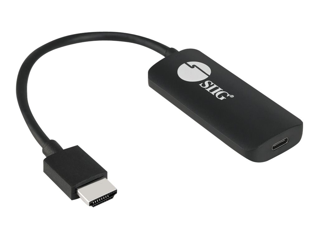 SIIG HDMI to USB-C Port 4K 60Hz Converter Adapter - adapter - HDMI / USB - 15 cm