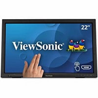 ViewSonic TD2223 - 1080p 10-Point Multi IR Touch Screen Monitor with Eye Care, HDMI, VGA, DVI, USB - 250 cd/m² - 22"