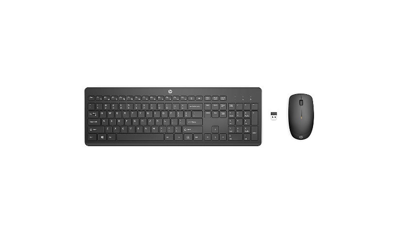 HP 235 - keyboard and mouse set - US