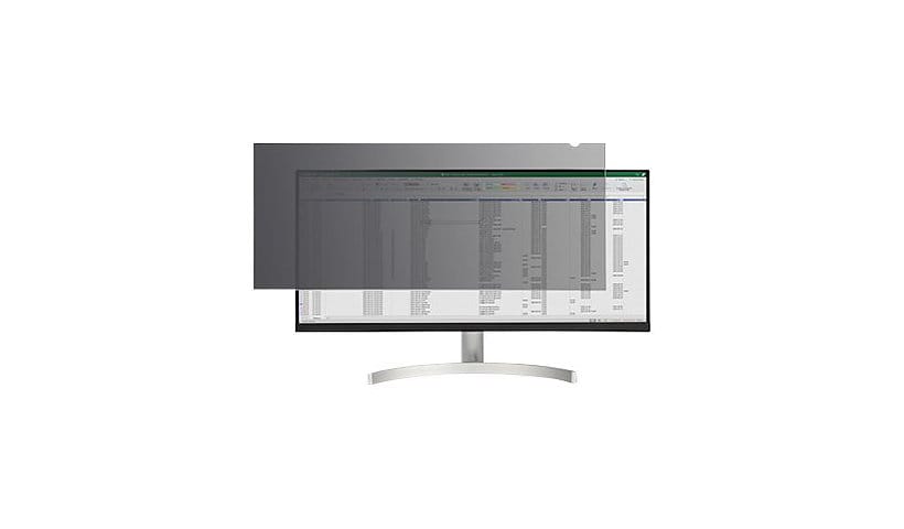 StarTech.com Monitor Privacy Screen for 34 inch Ultrawide Display, 21:9 Widescreen Computer Screen Security Filter, Blue