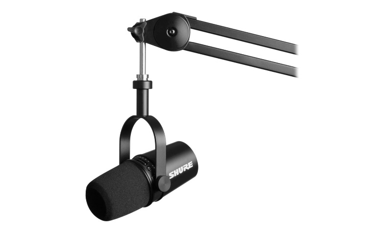 Shure MV7 - microphone - MV7-K - Conference Room Cameras - CDW.com