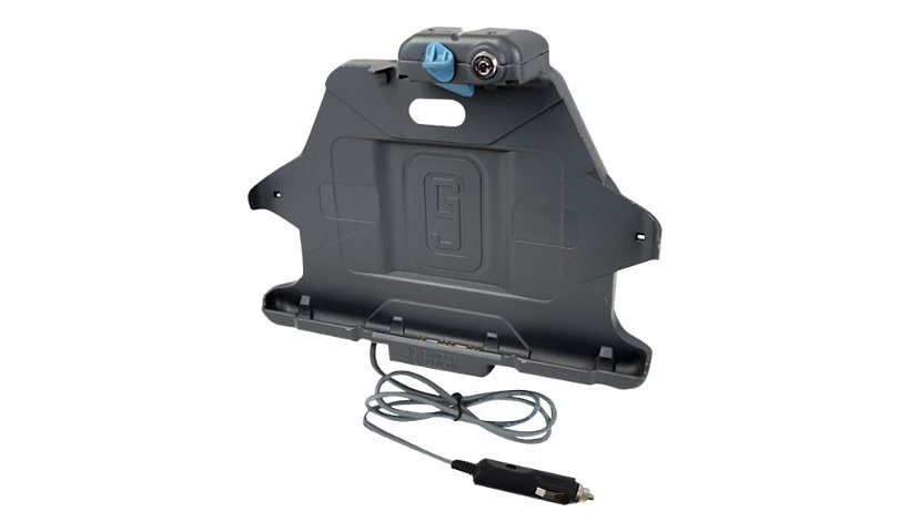 Gamber-Johnson car charging holder + car power adapter - 2 x USB, Pogo