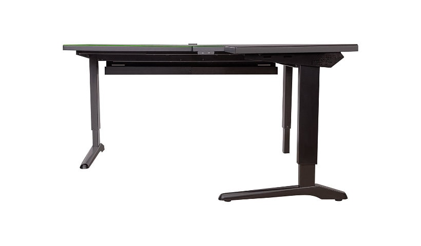 Thermaltake ToughDesk 500L RGB Battlestation - sit/standing desk - L-shaped - black