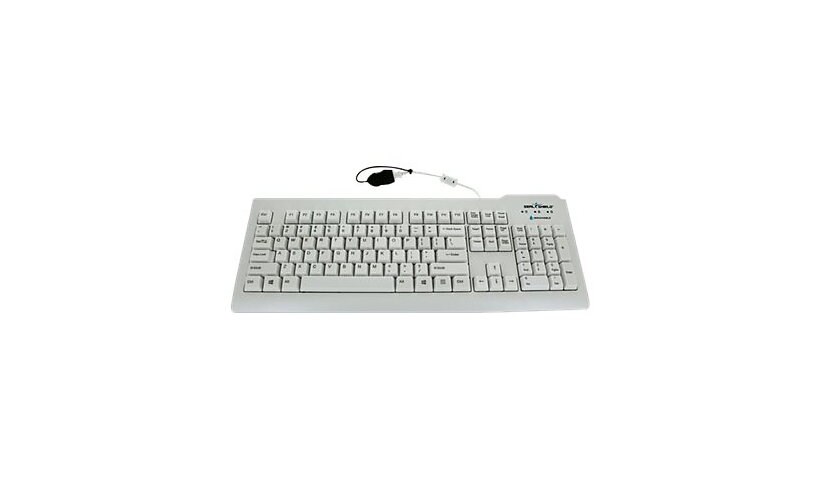 Seal Shield Nettoyer le joint - clavier - AZERTY - Français - blanc