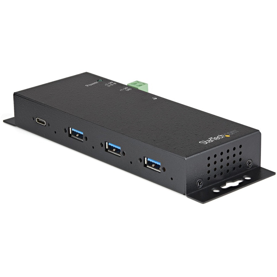 StarTech.com 4 Port USB C Hub 10Gbps - Metal Industrial USB 3.2 Gen 2 Type-