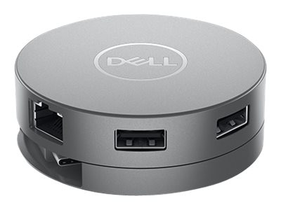 Dell Mobile Adapter DA310 - docking station - USB-C - VGA, DP, HDMI, USB-C