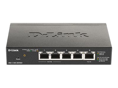 D-Link DGS 1100-05PDV2 - switch - 5 ports - smart