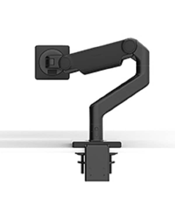 Humanscale M8.1 Monitor Arm With Two-Piece Clamp Mount Base