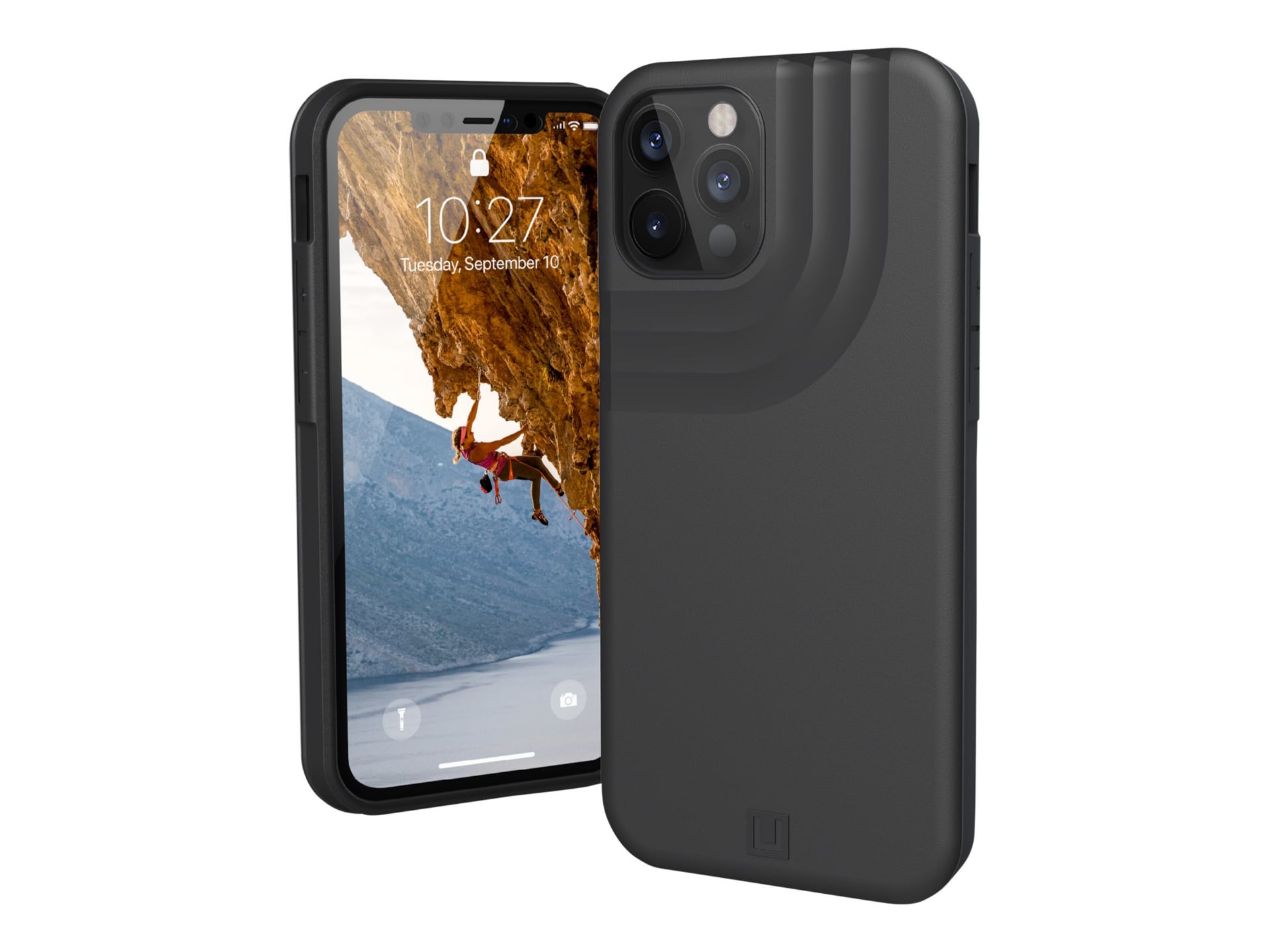 UAG Protective Case for iPhone 12 & 12 Pro 5G - Anchor Black