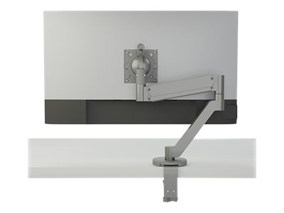 Chief Koncis Single Arm Desk Mount - For Displays 10-32" - Silver mounting kit - for LCD display - silver