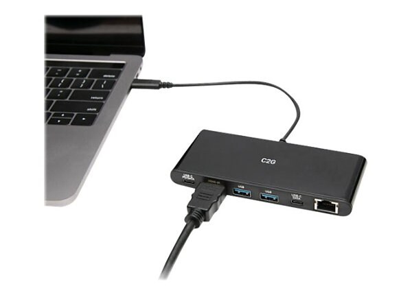 C2G USB C DOCK KIT FOR LAPTOPS