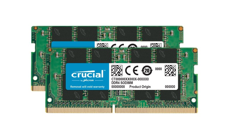crucial 32GB (16GBx2) DDR4 SODIMM メモリー Crucial - DDR4 - kit - 32 GB: 2 x 16 GB - SO-DIMM 260-pin - 3200