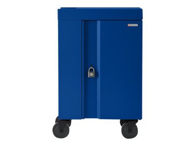 Bretford Cube Mini TVCM24 cart - for 24 tablets / notebooks - royal blue